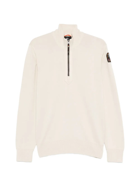  Parajumpers Zip Mock-neck Sweater - Neutrals 