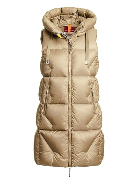  Parajumpers Zuly Hooded Quilted Vest - Neutrals 