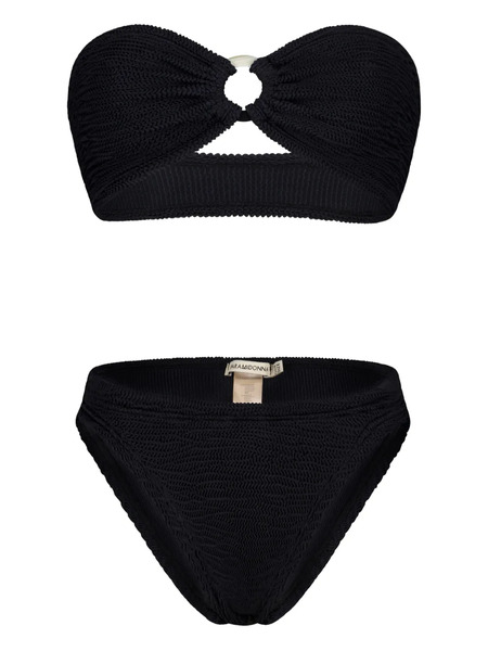  Paramidonna Chloe Ring-detail Bikini - Black 