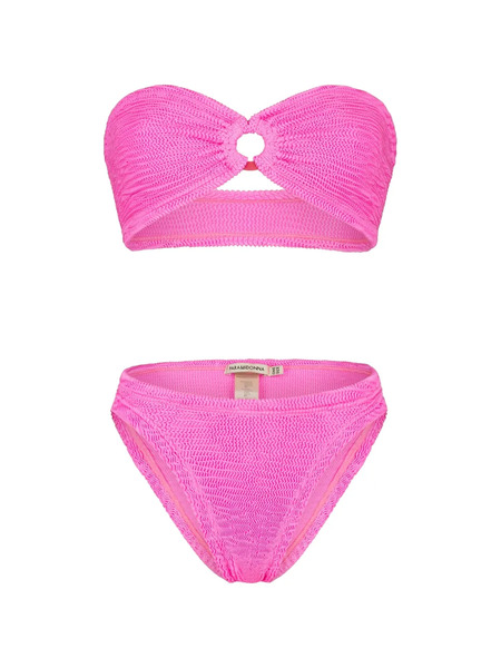  Paramidonna Chloe Ring-detail Cut-out Bikini - Pink 