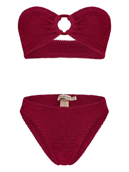  Paramidonna Chloe Ring Two Piece Swimsuit - Red 