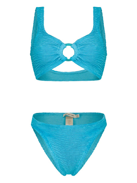  Paramidonna Irina Textured Ring Bikini - Blue 