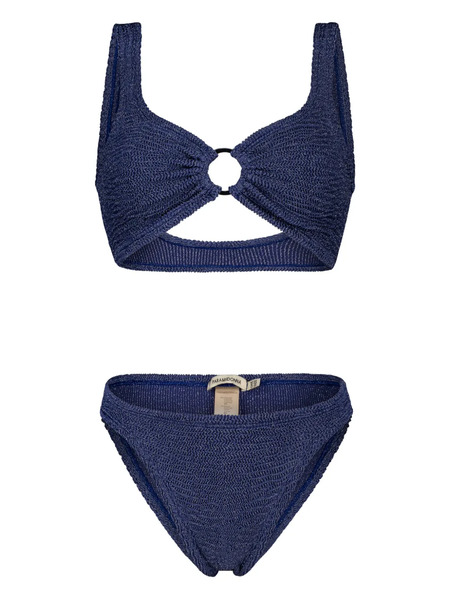  Paramidonna Irina Textured Ring Bikini - Blue 