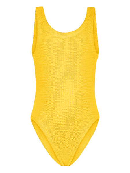  Paramidonna Kids Izza Textured Swimsuit - Yellow 