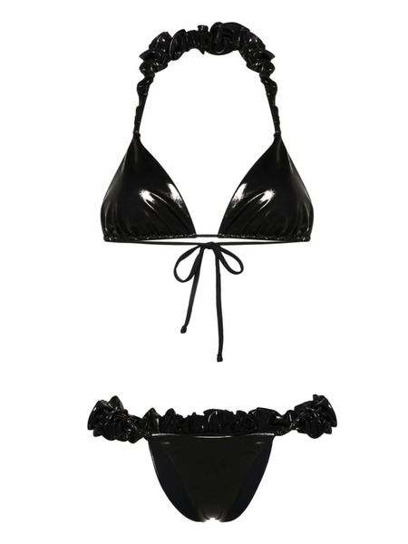  Paramidonna Mimi Metallic-finish Bikini Set - Black 