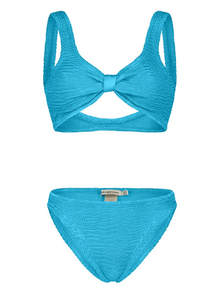  Paramidonna Salma Bow Two Piece Swimsuit - Blue 