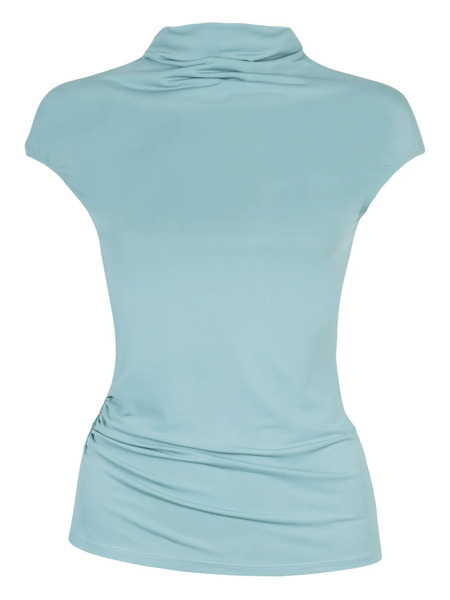  Paris Georgia Asymmetric Blouse - Blue 