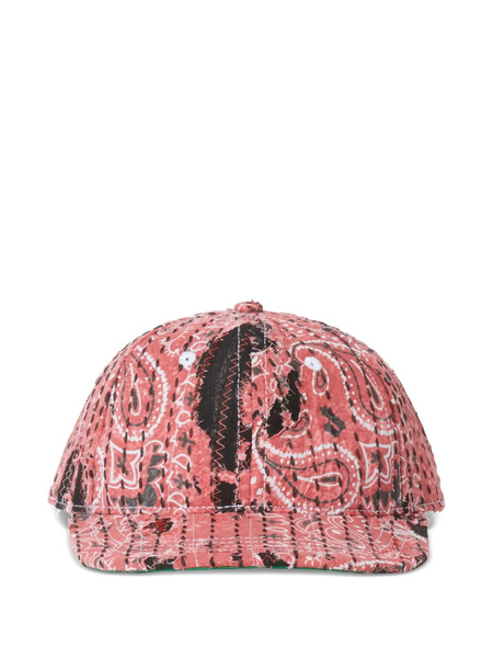  Paris Laundry Paisley Baseball Cap - Red 