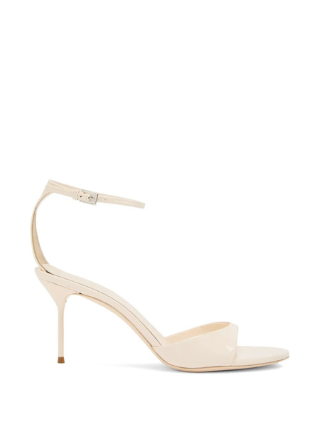  Paris Texas Ankle Strap Leather Sandals - Neutrals 
