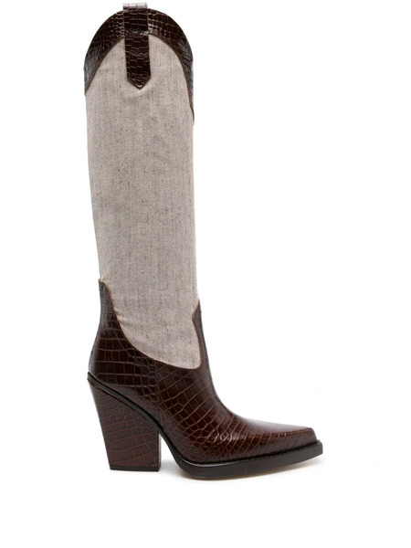  Paris Texas El Dorado 100mm Boots - Brown 