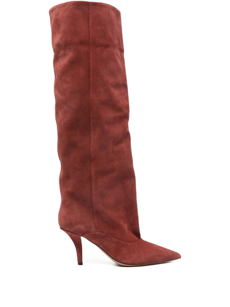  Paris Texas Ines Reverse Pointed Boots - Red 