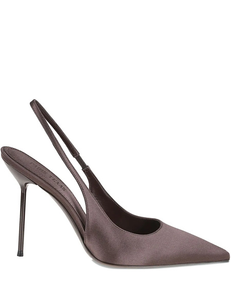  Paris Texas 105mm Pointed-toe Helled Pumps - Brown 