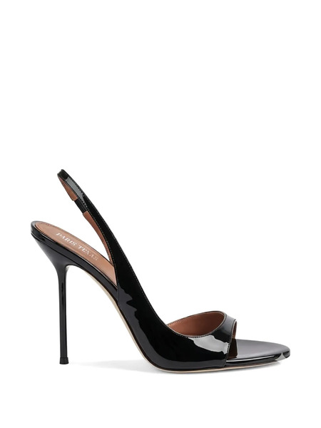  Paris Texas Slingback Open-toe Pumps - Black 