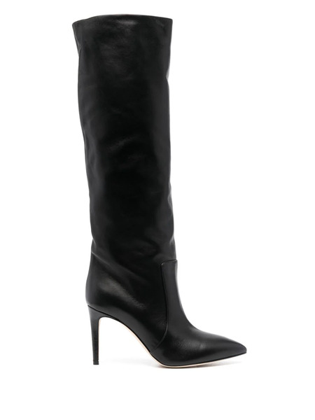  Paris Texas Stiletto 85mm Leather Boots - Black 