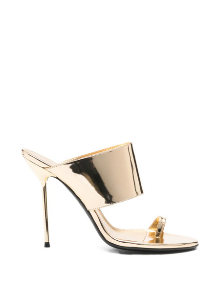  Paris Texas Toe-loop Mules - Gold 
