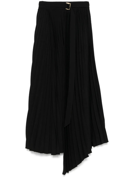  Parlor Belted Midi Skirt - Black 
