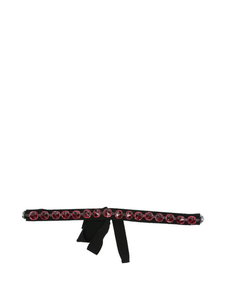  Parlor Crystal-embellishment Belt - Black 