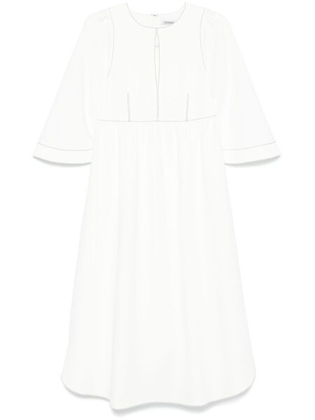  Parlor Cut-out Midi Dress - White 