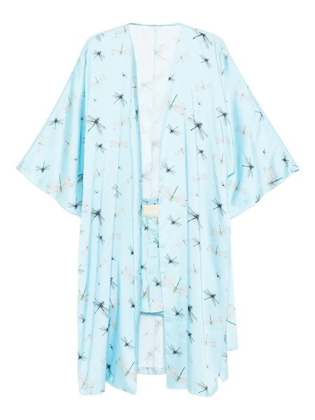  Parlor Dragonfly-print Set - Blue 