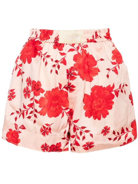  Parlor Floral-print Shorts - Neutrals 