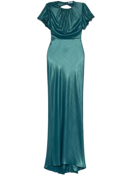  Parlor Open-back Maxi Dress - Blue 