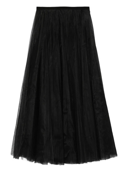  Parlor Pleated-tulle Skirt - Black 