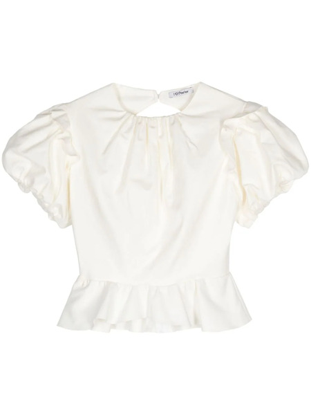 Parlor Ruffle-detailing Blouse - White 