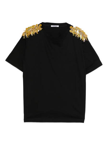  Parlor Sequin-appliqué T-shirt - Black 