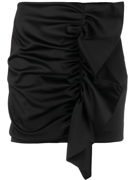  P.a.r.o.s.h. Alice Ruffled Mini Skirt - Black 