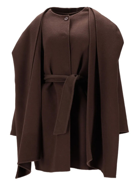  P.a.r.o.s.h. Belted Coat - Brown 
