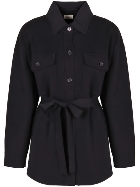  P.a.r.o.s.h. Belted Shirt - Blue 