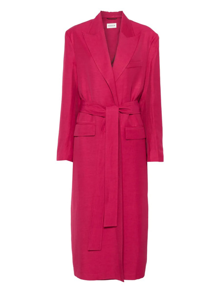  P.a.r.o.s.h. Belted Trench Coat - Pink 