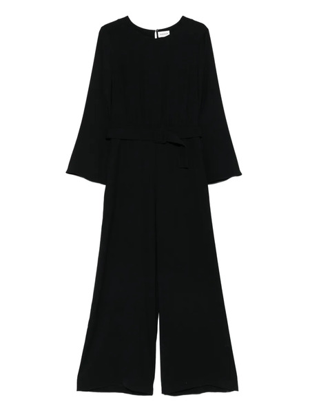  P.a.r.o.s.h. Belted Wide-leg Jumpsuit - Black 
