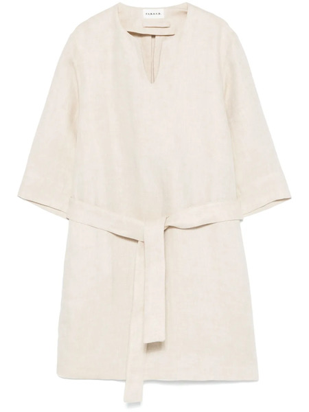  P.a.r.o.s.h. Betulla Mini Dress - Neutrals 