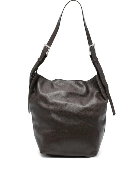  P.a.r.o.s.h. Buckle-fastening Leather Shoulder Bag - Brown 