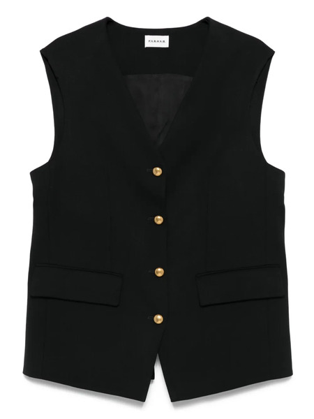  P.a.r.o.s.h. Button-fastening Gilet - Black 