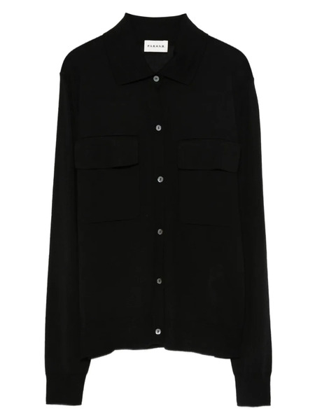  P.a.r.o.s.h. Buttoned Cardigan - Black 