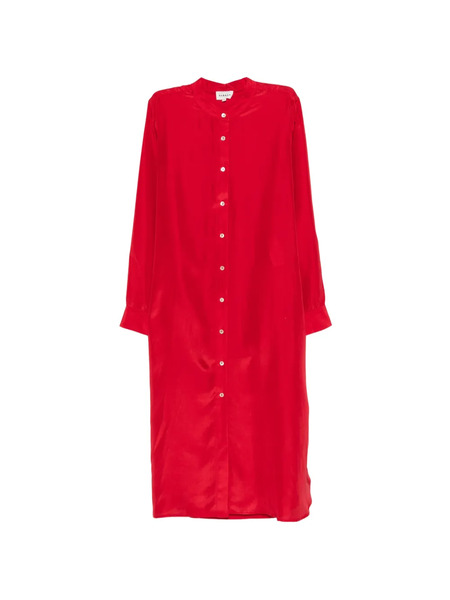  P.a.r.o.s.h. Buttoned Midi Dress - Red 