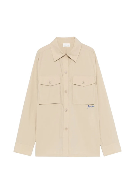  P.a.r.o.s.h. Chest-pocket Shirt - Neutrals 