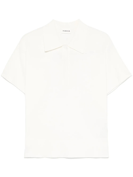  P.a.r.o.s.h. Cipria Polo Top - White 