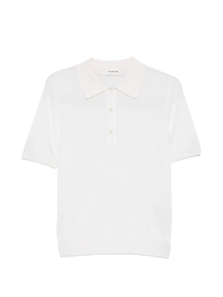  P.a.r.o.s.h. Collared Polo Top - Neutrals 