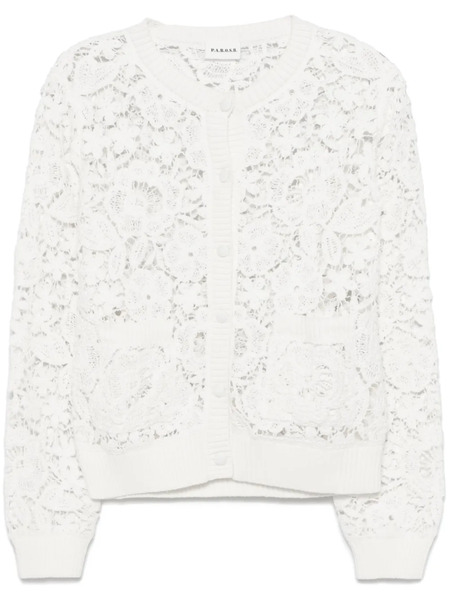  P.a.r.o.s.h. Copper Cardigan - White 