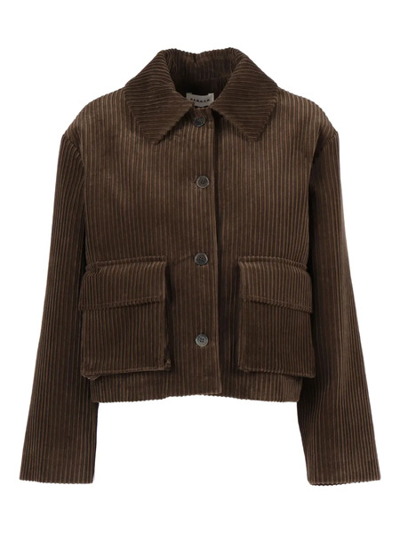  P.a.r.o.s.h. Corduroy Pocket Jacket - Brown 