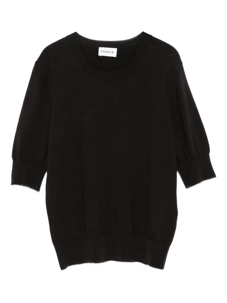  P.a.r.o.s.h. Crew-neck Top - Brown 