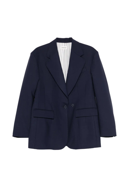  P.a.r.o.s.h. Double-breasted Fitted Jacket - Blue 