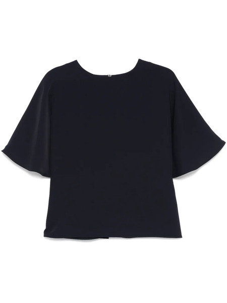  P.a.r.o.s.h. Draped-sleeve Blouse - Blue 