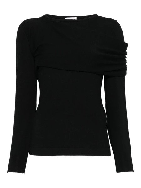  P.a.r.o.s.h. Draped Sweater - Black 