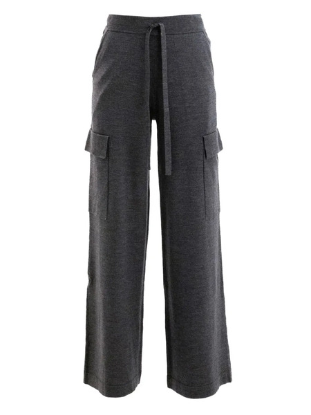  P.a.r.o.s.h. Drawstring Cargo-pockets Trousers - Grey 