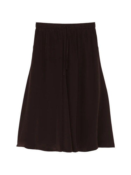  P.a.r.o.s.h. Drawstring Midi Skirt - Brown 