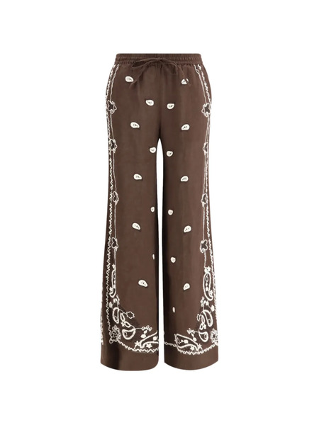  P.a.r.o.s.h. Drawstring-waistband Trousers - Brown 